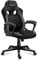 huzaro Force 2.5 Grey Mesh | Gaming Stuhl Bürostuhl Computerstuhl PC Chair Ergonomischer | Zocker Gamer | Höhenverstellbar drehbar mit Wippfunktion | bis 140 kg belastbar | Stoff | Schwarz Grau