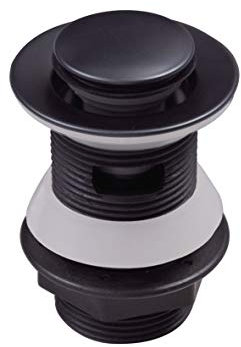 Bonde de lavabo clic clac finition noire mat by Eurosanit