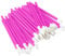 VEGCOO 300 Stück Make Up Lippenstift pinsel, Einweg Lippenpinsel, Schminkpinsel für Perfekt Lippen Makeup (Rose Rot)