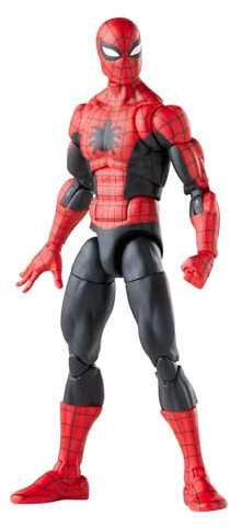 Spider-Man F3460 Acute 8 Marvel Legends Series 60th Anniversary Amazing Fantasy 15,2 cm Classic Comics Actionfiguren, 9 Accessoires, Figur und 9 Zubehörteile, Mehrfarbig