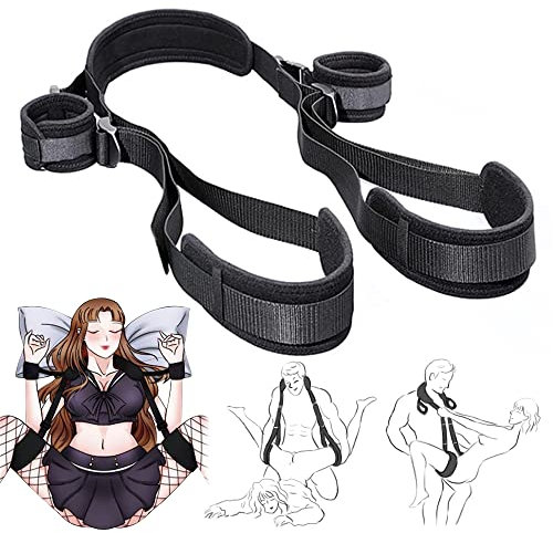 YEVIOR BDSM Sex Spielzeug für Paare Rollenspiel, Premium Plüsch & Verstellbare ABS-Schnalle Sex Fesseln, Bondage Set Extrem SM Sextoysets für Paare, Elegante Position Master