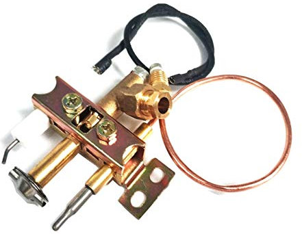 Regler Propangasheizung Feuerstelle Ersatzteile ods Pilotbrenner Montagekit mit Thermoelement und Zündkabel 250 mm