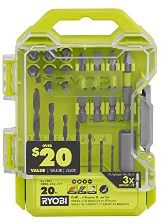 Kit de perceuse et d'impact (20 pièces)