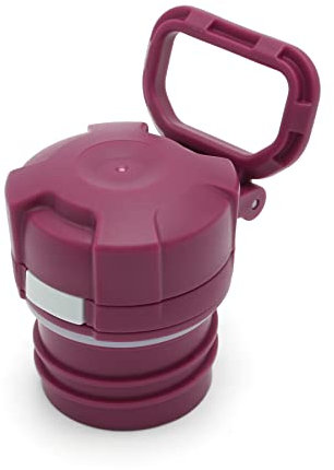 Standard-Mouth Replacement Flip Lid for Hydro Flask, Simple Modern Ascent, Classic Klean Kanteen. (Dark Magenta)