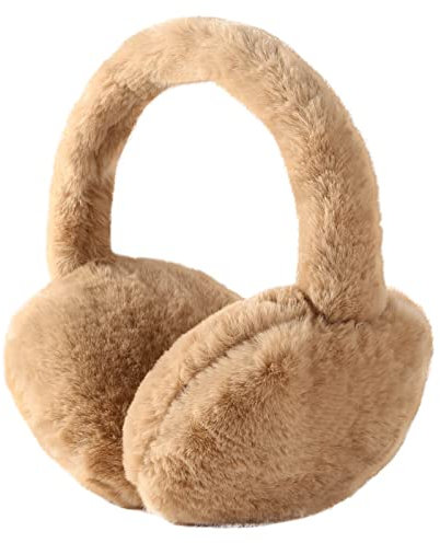SUNBORRY Cache Oreilles Femme, Réglables et Pliables, Utilisation Hivernale, en Fausse Fourrure