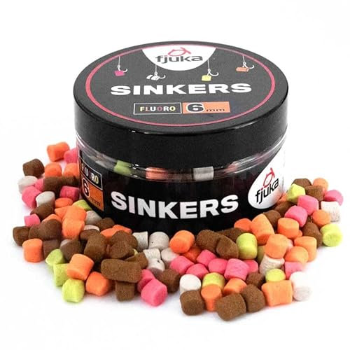 Fjuka Sinkers 6mm | Bright bottom bait | Stays on hook | Float or feeder fishing