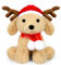 MUFEIRUO Weihnachts Hund Plüschtier - Kuscheltier Weihnachts Elk Stofftier - Kinder Kuscheltier Elk Plüschtier Jungen Mädchen