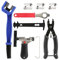 YONGQING Bicycle Chain Tool Set, Chain Link Removal Tool Contains Bicycle Chain Breaker and Multiple Tools,Bike Chain Tool Set for Road Bike, Mountain Bike, Children's Bike
