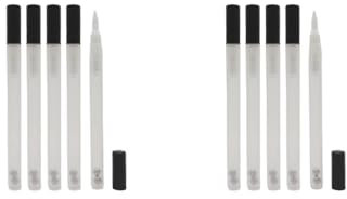 Adoorniequea 2 Set 5 x befüllbare leere Lackstifte, blanko, 0,7 mm, Marker für Malerei
