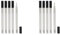Adoorniequea 2 Set 5 x befüllbare leere Lackstifte, blanko, 0,7 mm, Marker für Malerei
