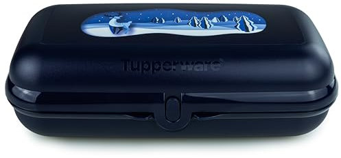 Tupperware Eco+ Winterzauber Lunchbox To Go Maxi-Twin Winter Motiv (inkl. Ausstechform hellblau)