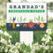 Fingerprint Designs Grandad's Vegetable Patch Personalised Gift Garden Plaque Sign with Ground Stake | Personalised Outdoor Garden Sign Plaque Decoration Multi-Coloured Acrylic 30cm x 16.5cm