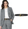 FDEETY Mode Ledergürtel Damen - Verstellbarer Gürtel Mit Einzigartigem Design für Jeans, Hosen, Kleider (105 CM)