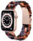V.R.HOPE Compatible with Apple Watch Straps Women Men, Resin Watch Band Bracelet for 42mm 44mm 45mm 49mm 46mm (Series 10) for iWatch Series 10 9 8 7 6 5 4 3 2 1 SE Ultra 2 1- Tortoise shell