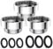 3 Pezzi Corredo Dell'Adattatore Del Rubinetto, CNYMANY Maschio M22mm a Femmina M26mm Kit adattatore per aeratore da cucina adattatore per rubinetto del lavandino Tubo standard per filtro dell'acqua