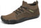 SAGUARO Unisexe Mid Top Barefoot Shoes Homme Femme Chaussure Trail Running Fitness de Antidérapant Respirant Confortable Marron 43 EU