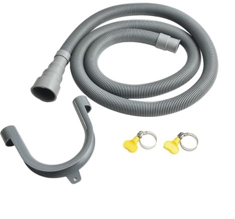 1 5 metri Lavatrice Lavastoviglie Scarico Scarico Tubo Prolunga Kit Asta, Compatibile con Vari Modelli