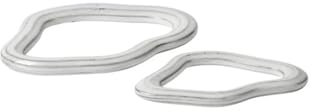 broste Copenhagen Nordic Sand Untersetzer 25x19cm Set2