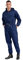 Freebily Herren Arbeitsoverall Mit Kapuze Staubschutz Maleranzug Schutzanzug Handwerker Werkstatt Mechaniker Outfit Ganzkörperanzug Marineblau XXL
