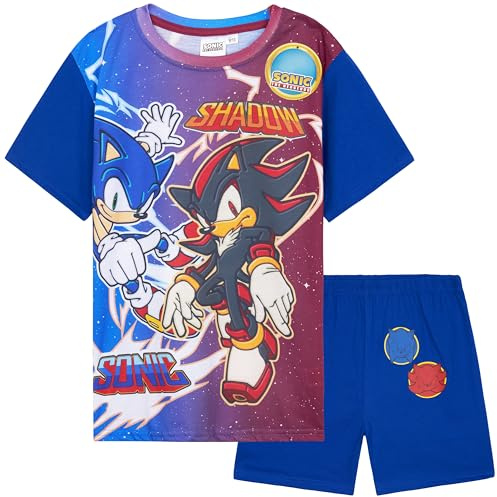 Paw Patrol | SpongeBob | SONIC THE HEDGEHOG Boys Pyjama Sets, Short Pj Bottoms Crew Neck T-shirts, Soft Comfy Loungewear Gift