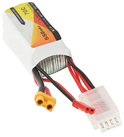 11.1V 550MAH 70C LIPO -Batterie mit XT30 -Stecker, Hoher Leistung für RC Racing Car, Quadcopter, FPV, Batterie mit XT30 -Stecker