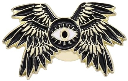 Engel Flügel Emaille Pin Broschen Revers Anstecker für Kleidung