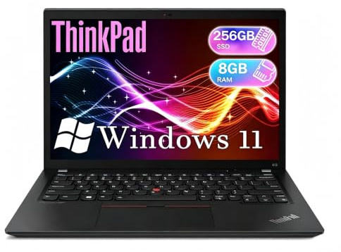 Lenovo ThinkPad X13 Laptop PC, 13.3-inch Computer, Core i5-10210u - 16 GB RAM - 256 GB SSD - Windows 11 Pro - Intel UHD Graphics, Japanese Keyboard (Refurbished)