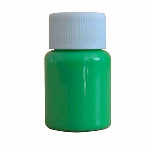 Vroomoto 20 G di Vernice Luminosa Acrilica Colorata Fluorescente Che Si Illumina Al Buio, Strumento di Pittura Artigianale Fai-da-te (Verde)