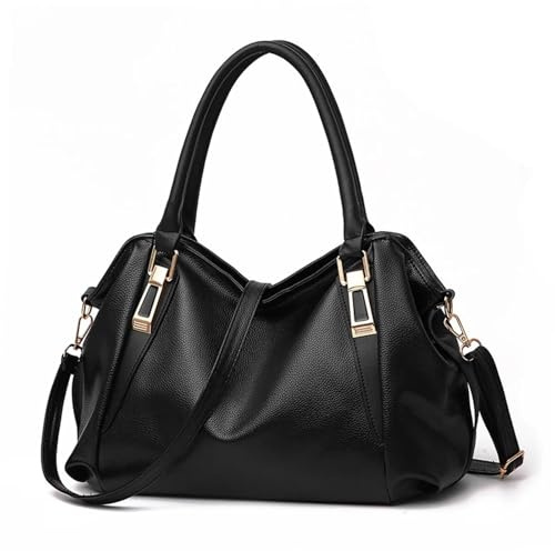 ZPFDSG Tote Bag Damen Damen-Handtasche aus weichem Leder, lässige Hobo-Tasche, Schultertasche