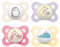 MAM Day & Night Schnuller 0-6 // 4er Set // inkl. 2 Sterilisiertrasportboxen