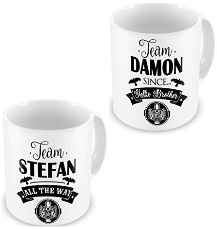 New Indastria Set Due Tazze Fratelli Team Damon Stefan
