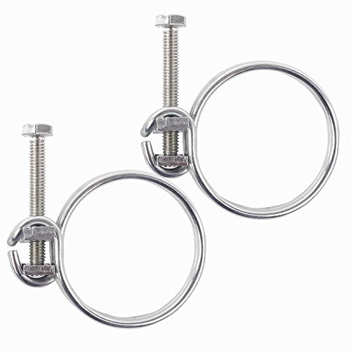 Caralife Drahtschlauchschellen Schlauchschellen Ø25 mm 2er Set (1') für Spiralschlauch