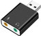 Asbter USB Carte Son Externe Adaptateur USB Carte Audio 3D Stéréo Jack 3.5mm Écouteur Micphone Carte pour Ordinateur Portable PC Ordinateur Portable