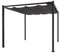 CONCEPT USINE | Tonnelle Autoportante 3 x 4m Soit 12m² | Design TUSA Taupe | Structure en Acier Robuste | Toile Rétractable en Polyester 180g/m² | Confort Optimal | Idéal pour Terrasse, Jardin