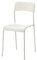 IKA Modern Stuhl, Wei, Stapelfhig, Metallrahmen, Schaumstoffsitz, 45 cm x 39 cm x 34 cm x 77 cm x 47 cm x 77 cm, Essen, Indoor, EN 12520 und EN 1022 zertifiziert