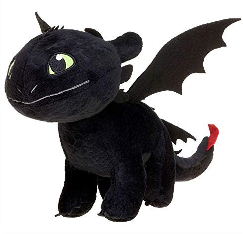 Dragons Plüsch Figuren zur Auswahl | DreamWorks 20 cm Kuscheltier | Softwool, Plüsch:Ohnezahn