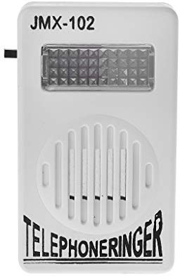 Accessori per telefoni, Telefono Suoneria Amplificatore per Cellulare Anello Altoparlante Luce stroboscopica Campana Altoparlante da Parete per Suoni Extra-Forte