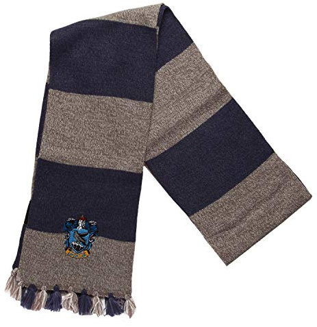 Harry Potter Strickschal mit Hauswappen, Acryl - Blau - Einheitsgröße