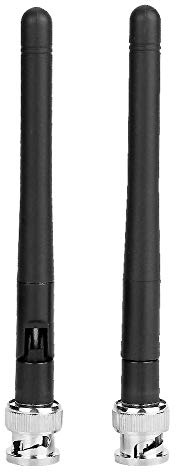 Antena Receptora Microfono Inalambrico - antenna trasmettitore microfono adatto per Antenna UHF per auto, antenna UHF 2PCS con connettore BNC per ricevitore Sennheiser EW100 EW300 EW500 G3 HM