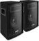 Vonyx SL8 – Set de 2 Altavoces pasivos de 8 Pulgadas, Potencia Total 800W, Doble Bass Reflex, entradas Jack y Abrazadera, Asas integradas, Ideales para DJ Principiante y Fiestas pequeñas