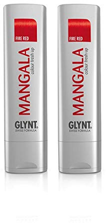 Glynt Haarpflege Mangala Tönungskur - fire red fresh up 200 ml (2 Stück, fire red fresh)