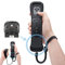 Wii Motion Plus Sensoradapter mit Silikonhülle und Handschlaufe, Wii Nunchuk Fernbedienungsbefestigung für Nintendo Wii und Wii U