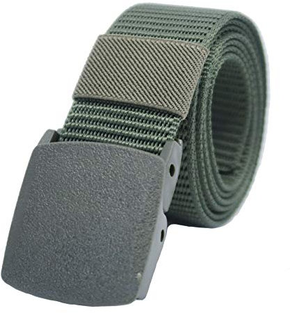 YEHMAN Klassischer 3 cm breiter Gürtel aus Rindspaltleder, verstellbar, silberfarbene Dornschließe 120 cm, gold, 120 cm