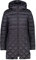 CMP Damen Long Hooded Nylon, Langer Parka, Titan, 42