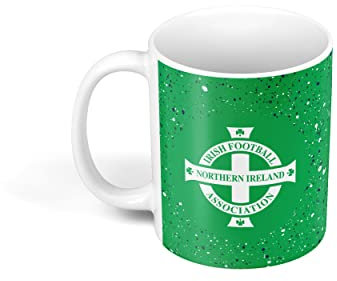FOCO International Football Northern Ireland Fan Paint Splatter Coffee Tea 375ml Mug