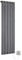 King Anthracite Electric Vertical Radiator 1250mm (h) x 360mm (w) - 600w Thermostatic Element (Pre-Filled)