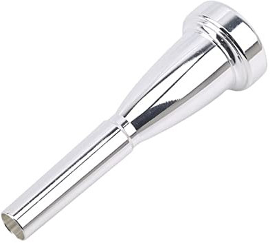 VSOLS Professionelles Trompetenmundstück 3c/5c/7c Größe for Anfänger musikalische Trompetenzubehör oder Fingerübungen (Color : Silver5C)