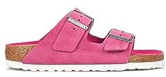 Birkenstock Arizona BS 1024218 Shimmering Fuchsia Ciabatte Donna Fibbie Pelle camoscio 38