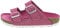Birkenstock Arizona BS 1024218 Shimmering Fuchsia Ciabatte Donna Fibbie Pelle camoscio 38