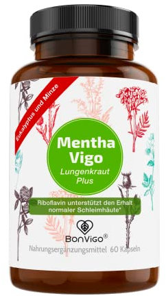 BonVigo® Zwei Der Besten - Lungenkraut plus Curcuma-Zellschutz je 60 Kapseln -